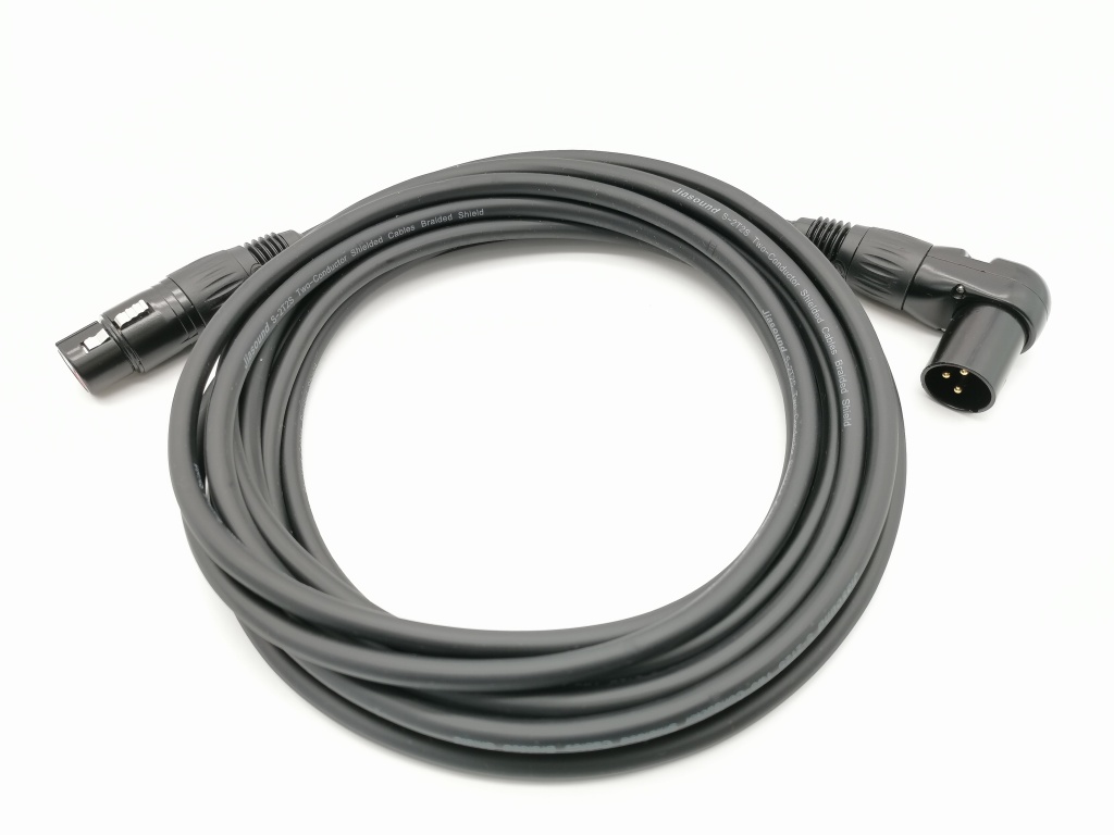 E62-XLR-MR-F-0200-0 Кабель микрофонный XLR-M-F, прямой/угловой, 2м, ZZcable