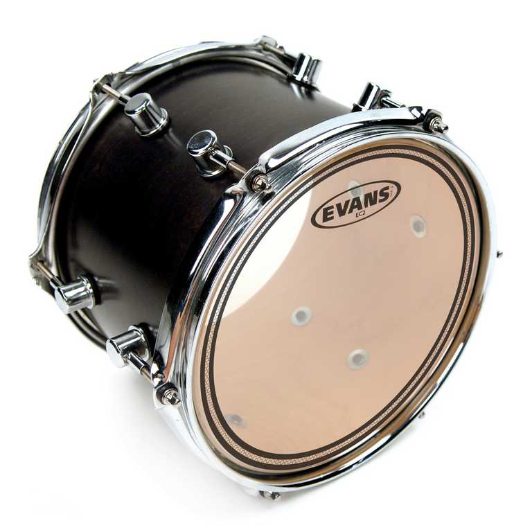TT12EC2S EC2 Clear Пластик для малого, том и тимбалес барабана 12", Evans TT12EC2S EC2 Clear Пластик для малого, том и тимбалес барабана 12", Evans