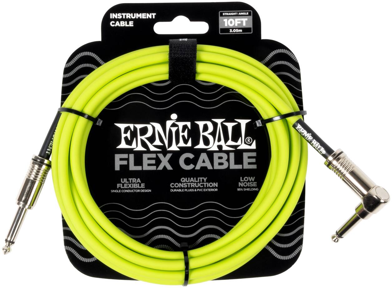 ERNIE BALL 6465, 3м - Инструментальный кабель ERNIE BALL 6465, 3м - Инструментальный кабель