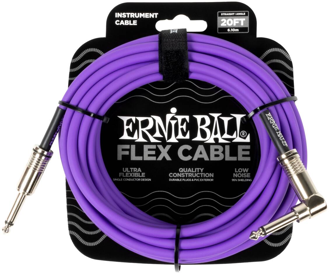 ERNIE BALL 6466, 6м - Инструментальный кабель ERNIE BALL 6466, 6м - Инструментальный кабель