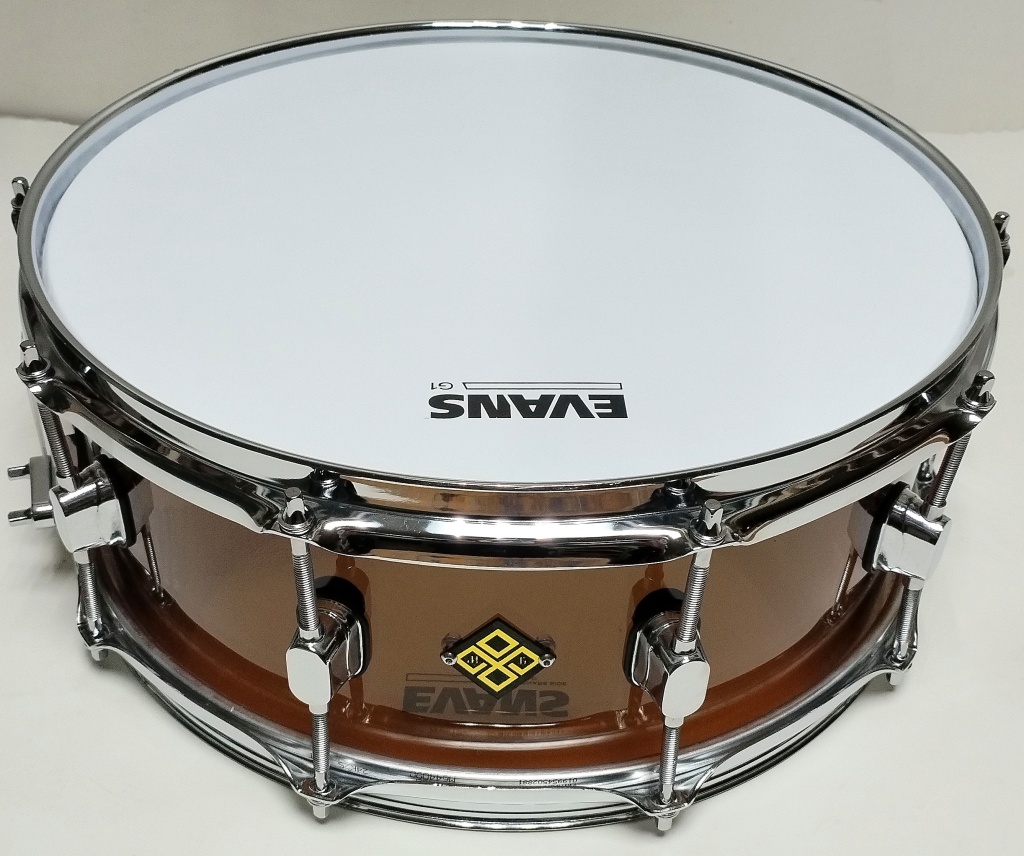 MBAbl-m-1455-10 Малый барабан 14х5.5" из акрила, чёрная дымка, Мастерская Бехтеревых MBAbl-m-1455-10 Малый барабан 14х5.5" из акрила, чёрная дымка, Мастерская Бехтеревых