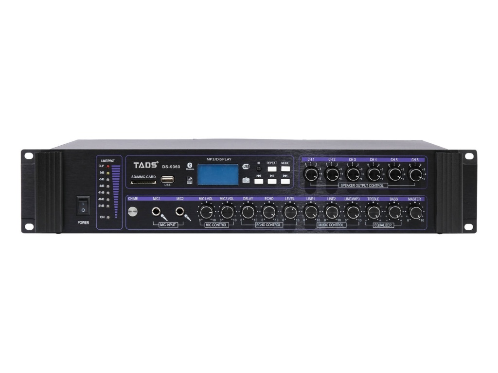 DS-9360 Усилитель мощности трансляционный, 360Вт, TADS