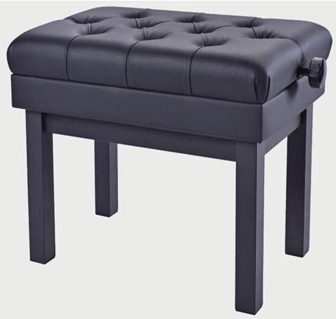 HY-TM58-SATIN-BLACK Банкетка, матовый черный, искусственная кожа, Rin HY-TM58-SATIN-BLACK Банкетка, матовый черный, искусственная кожа, Rin