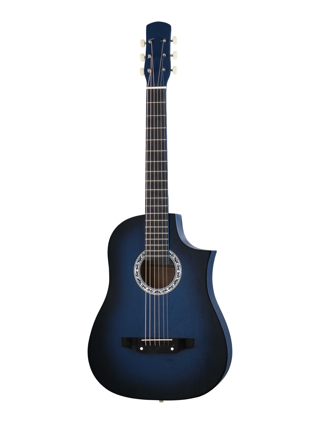ACD-39A-513-BL Акустическая гитара, с вырезом, синий санберст, АККОРД