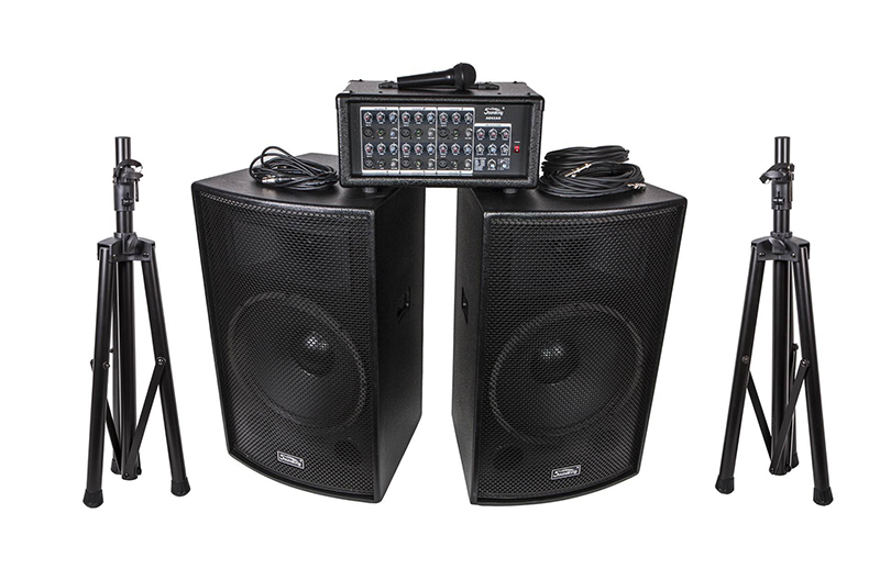 ZH0602D15LS Комплект акустической системы, микшер, микрофон, кабели, 2х250Вт, Soundking ZH0602D15LS Комплект акустической системы, микшер, микрофон, кабели, 2х250Вт, Soundking