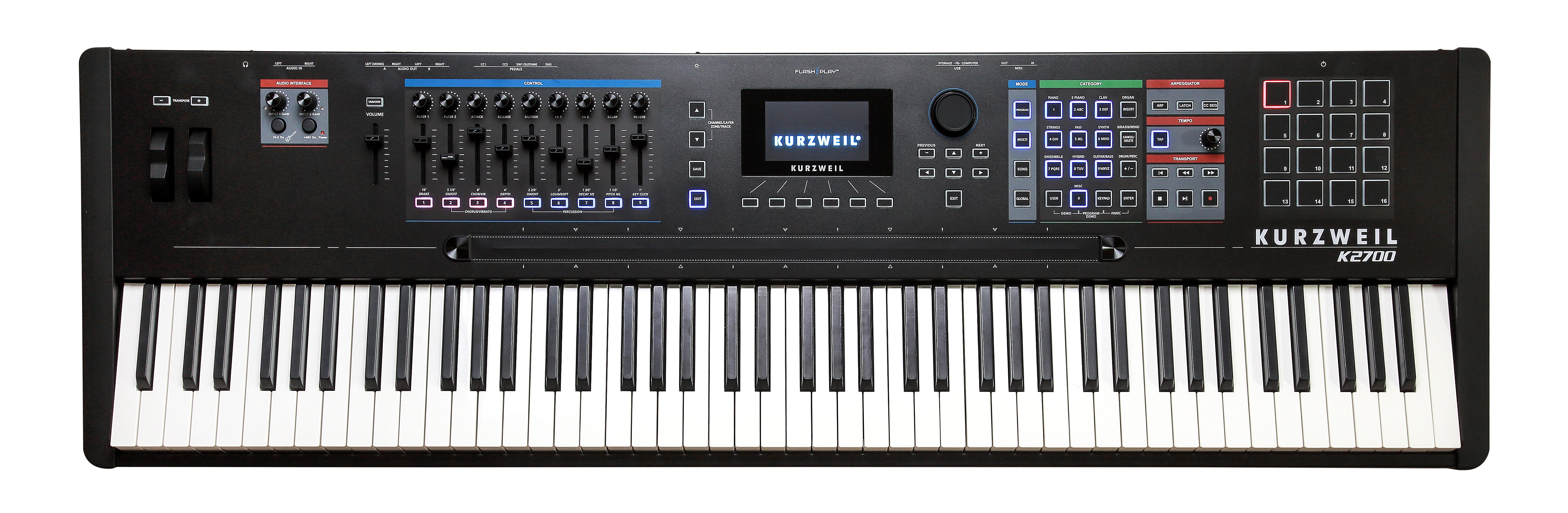 Kurzweil K2700 Синтезатор рабочая станция Kurzweil K2700 Синтезатор рабочая станция