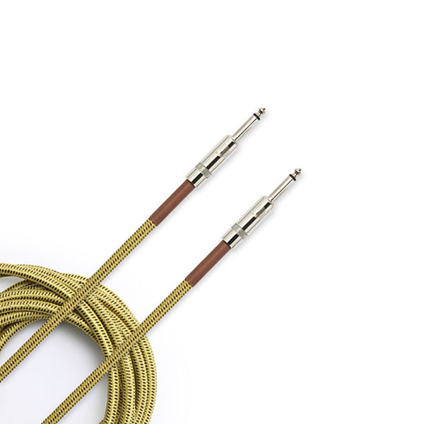 PW-BG-10TW Custom Series Braided Кабель инструментальный, 3м, желтый, Planet Waves PW-BG-10TW Custom Series Braided Кабель инструментальный, 3м, желтый, Planet Waves