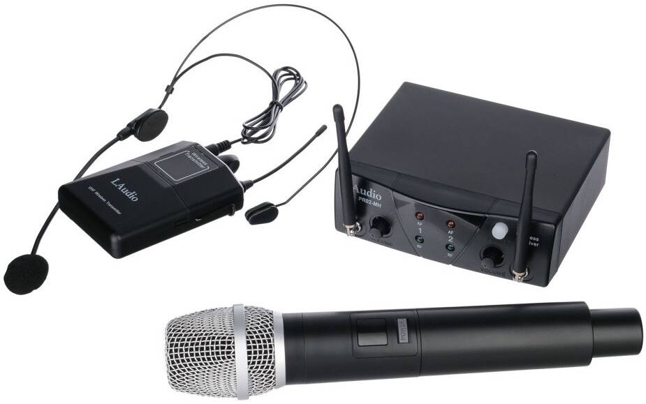 LAUDIO PRO2-MH Двухканальная радиосистема с ручным передатчиком и головным...