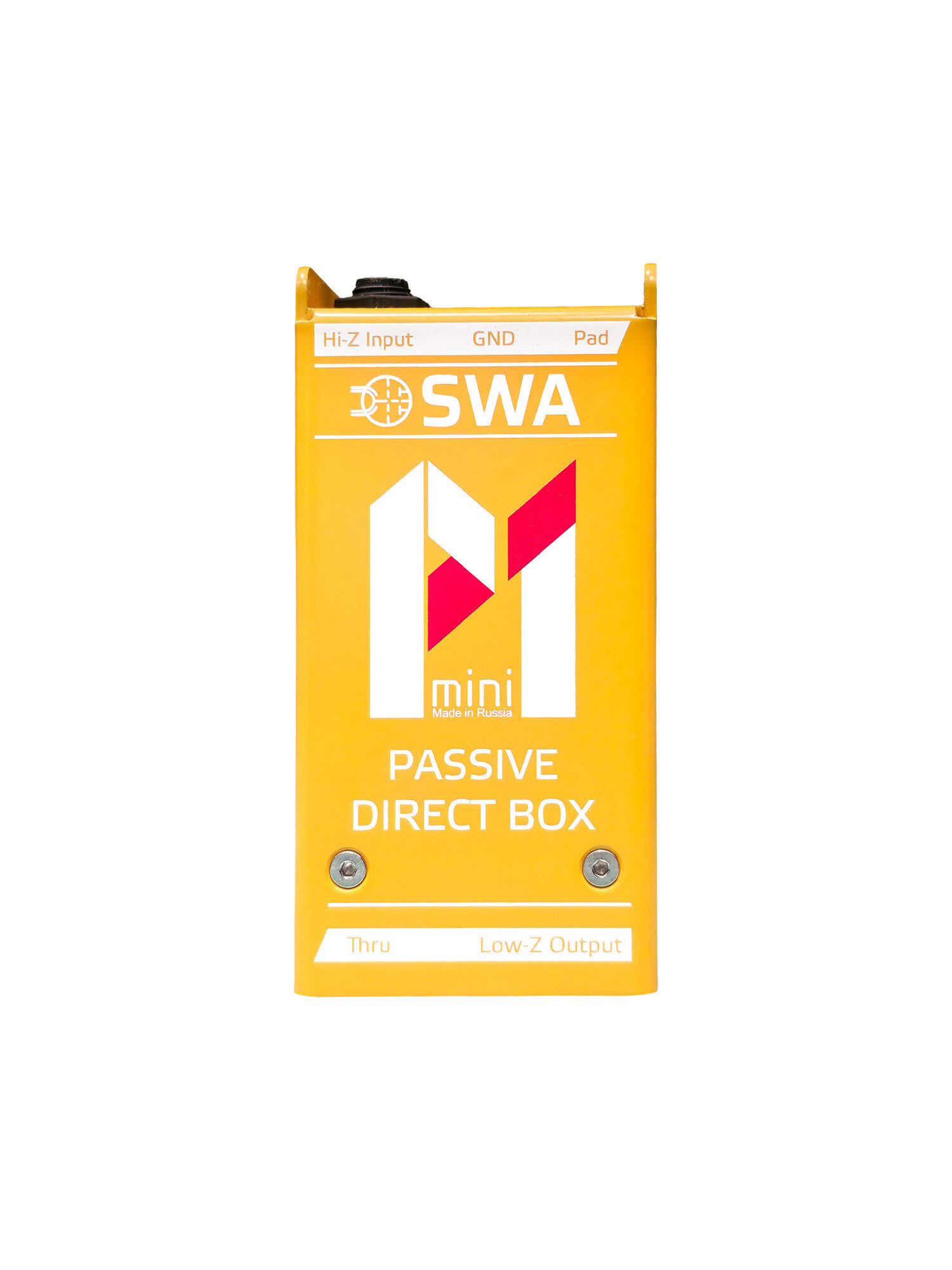 SWA P1mini Пассивный инструментальный DI-бокс с фирменным никелевым трансформатором SWA SWA P1mini Пассивный инструментальный DI-бокс с фирменным никелевым трансформатором SWA