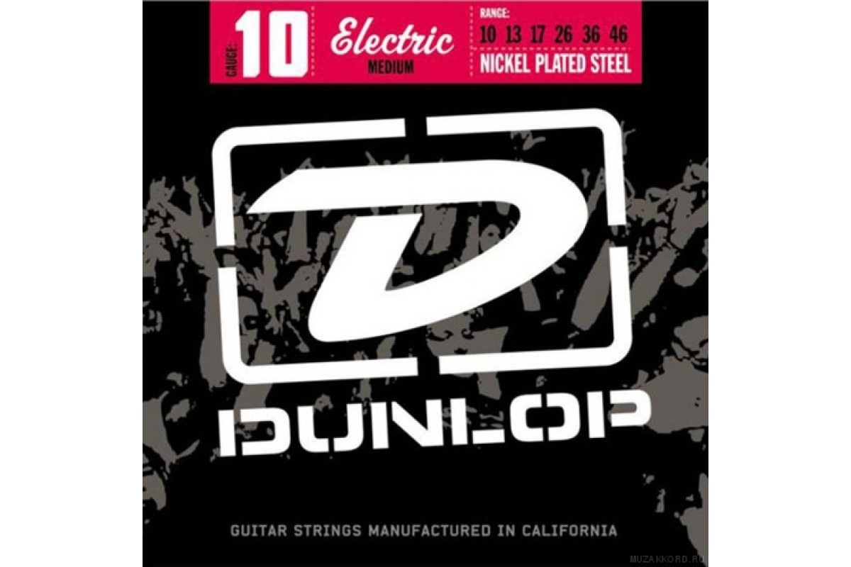 Dunlop DEN Nickel Plated Steel Medium 10-46
