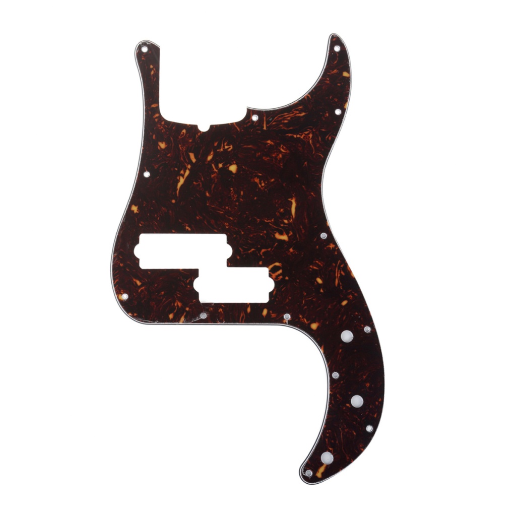 MX1395DT Пикгард для 5-струнной бас-гитары Precision Bass, 4 сл, черепаший панцирь, Musiclily MX1395DT Пикгард для 5-струнной бас-гитары Precision Bass, 4 сл, черепаший панцирь, Musiclily