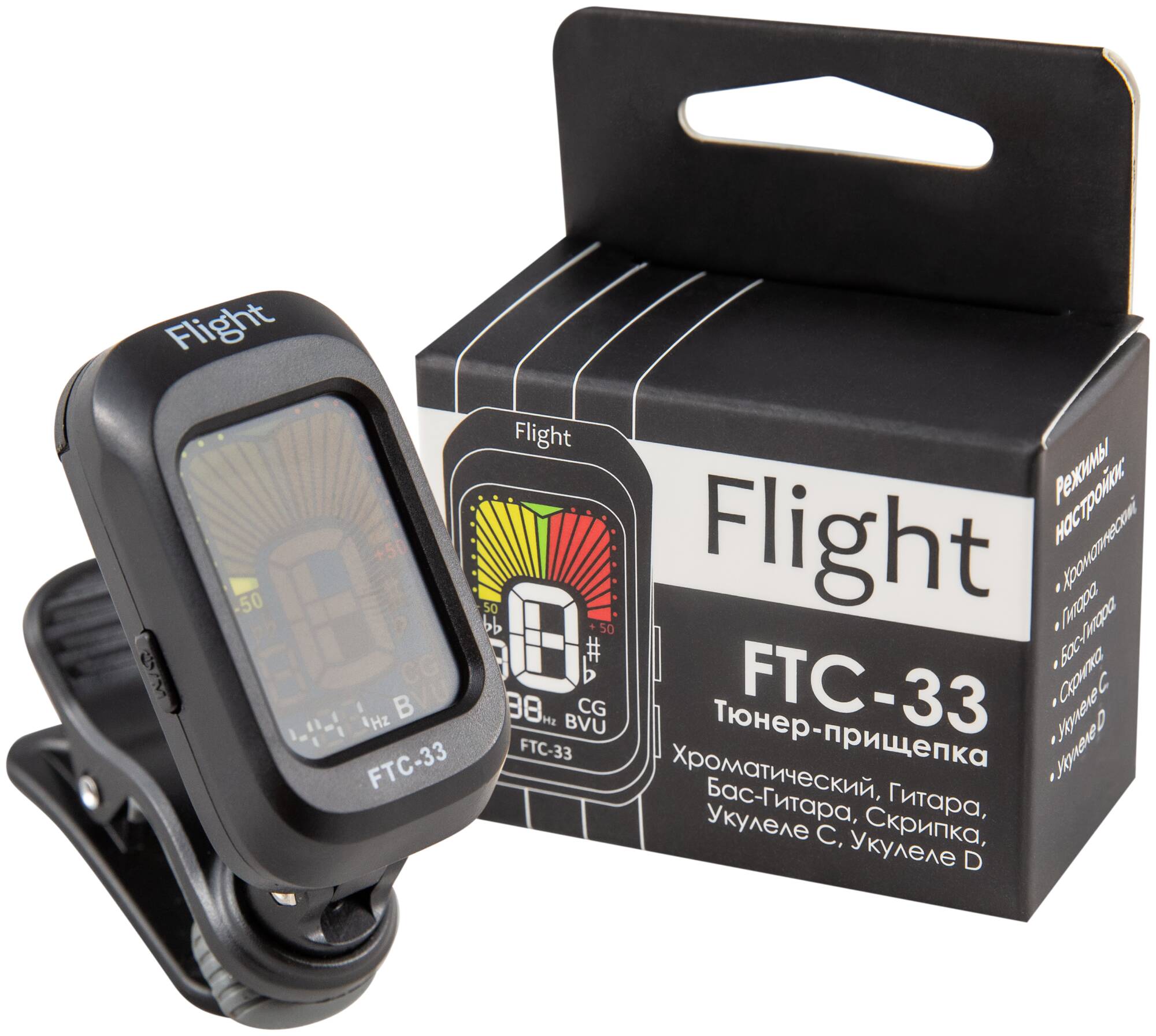 FLIGHT FTC 33 - Тюнер хроматический