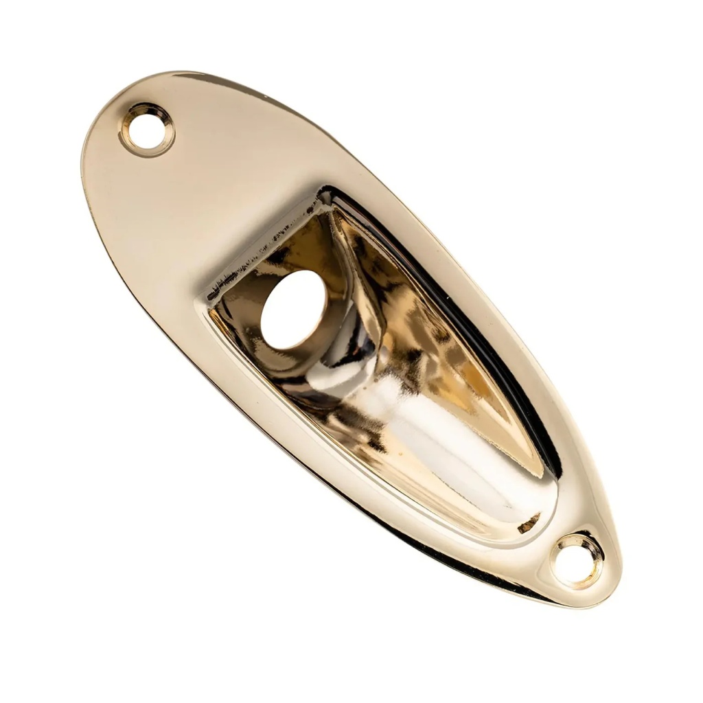 MX2640GD Накладка выходного разъема гитары Strat, золото, Musiclily MX2640GD Накладка выходного разъема гитары Strat, золото, Musiclily