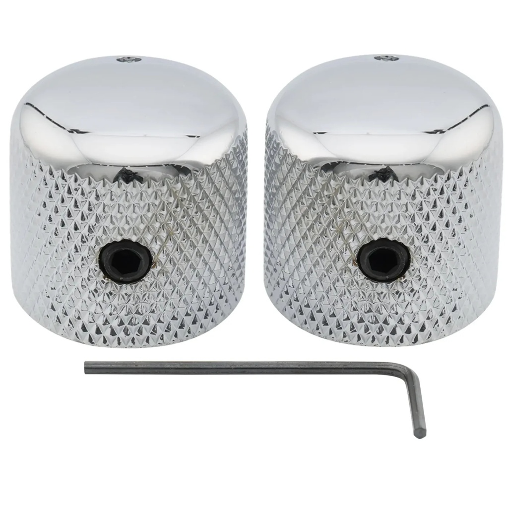 MX2806CR-2 Ручка потенциометра, хром, 2шт, Musiclily MX2806CR-2 Ручка потенциометра, хром, 2шт, Musiclily