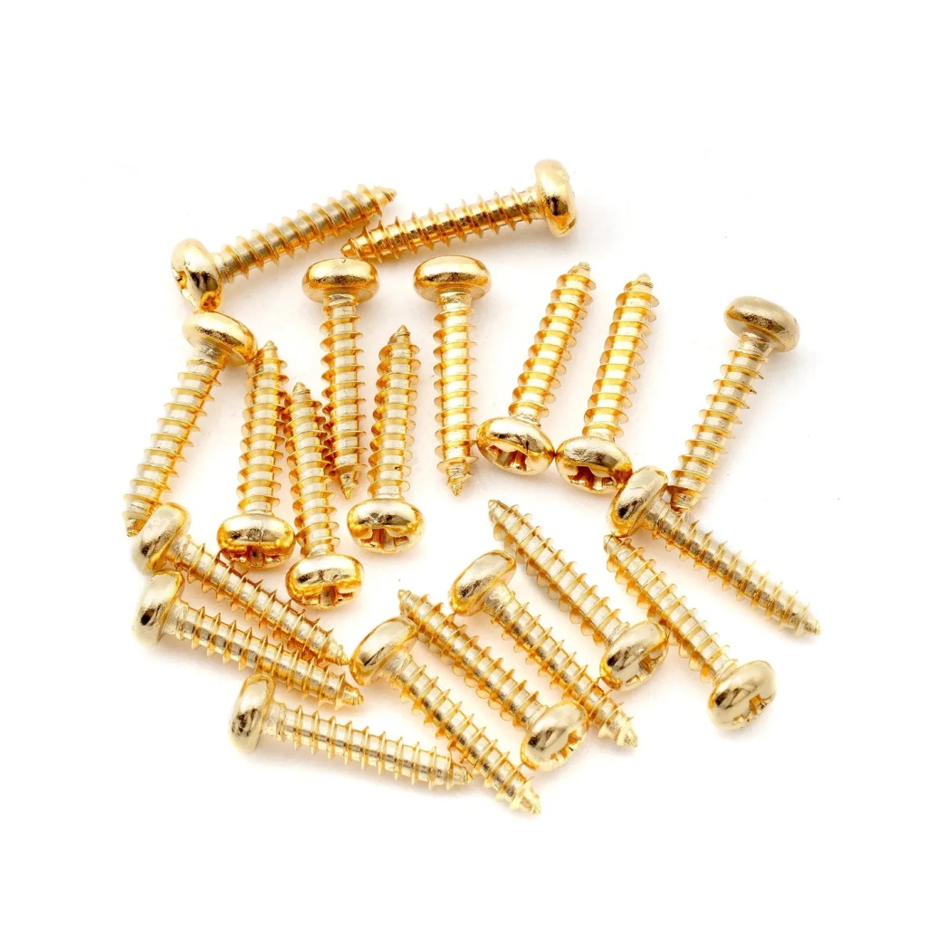 MX3030GD-20 Саморез 2,1х10мм, золото, 20 шт, Musiclily MX3030GD-20 Саморез 2,1х10мм, золото, 20 шт, Musiclily