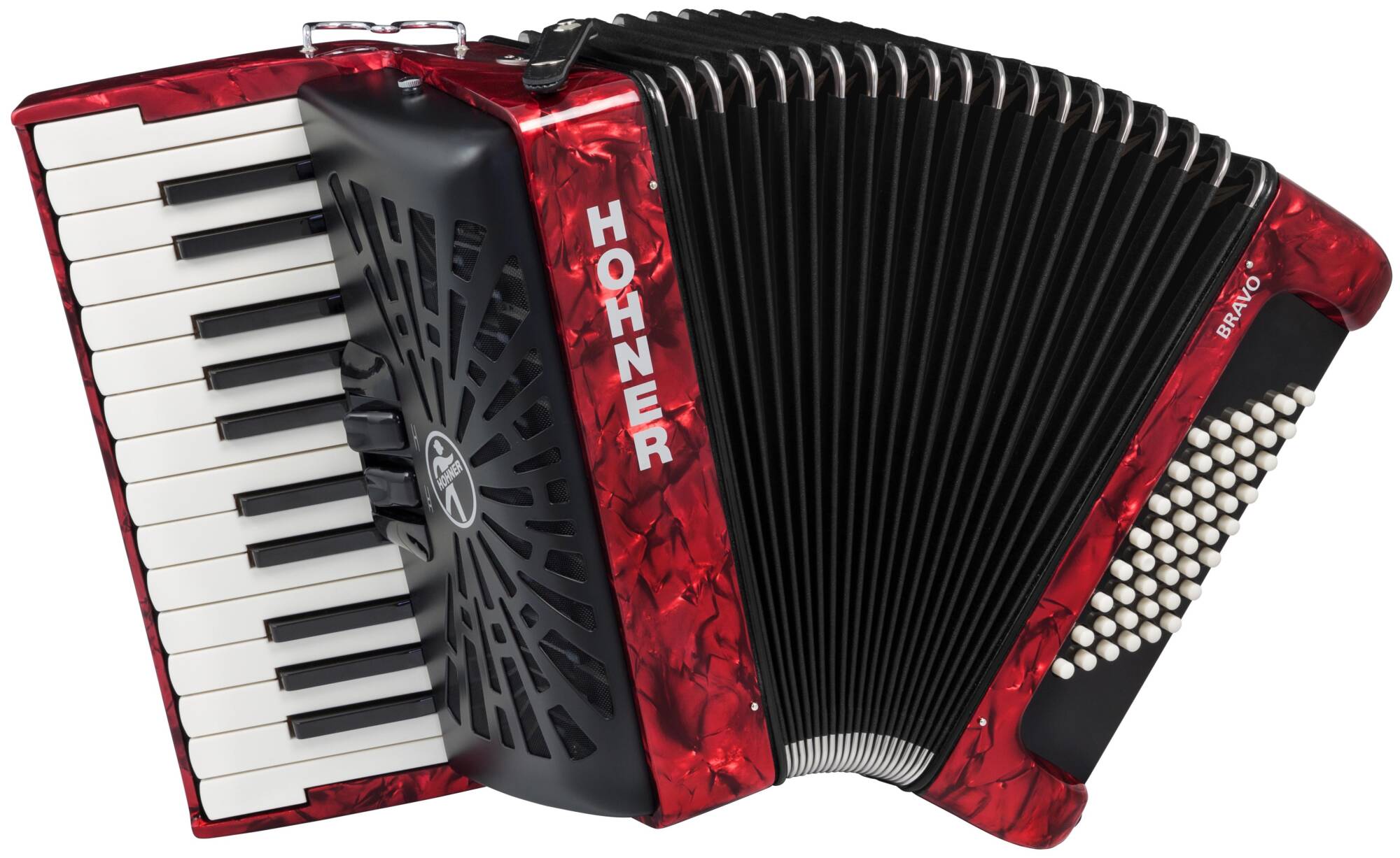 HOHNER Bravo II 48 red - Аккордеон 1/2