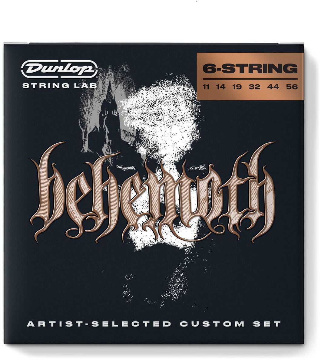 DUNLOP BEHEMOTH ARTIST-SELECTED CUSTOM GUITAR STRINGS 11-56 BEHN1156 - Струны DUNLOP BEHEMOTH ARTIST-SELECTED CUSTOM GUITAR STRINGS 11-56 BEHN1156 - Струны
