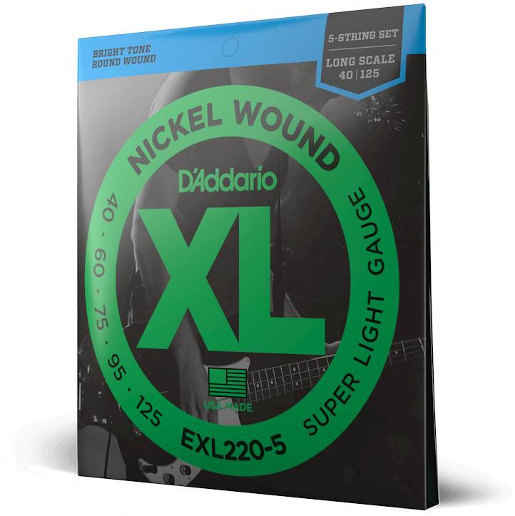 D'ADDARIO EXL220-5 - Струны для бас-гитары 5 струнной D'ADDARIO EXL220-5 - Струны для бас-гитары 5 струнной