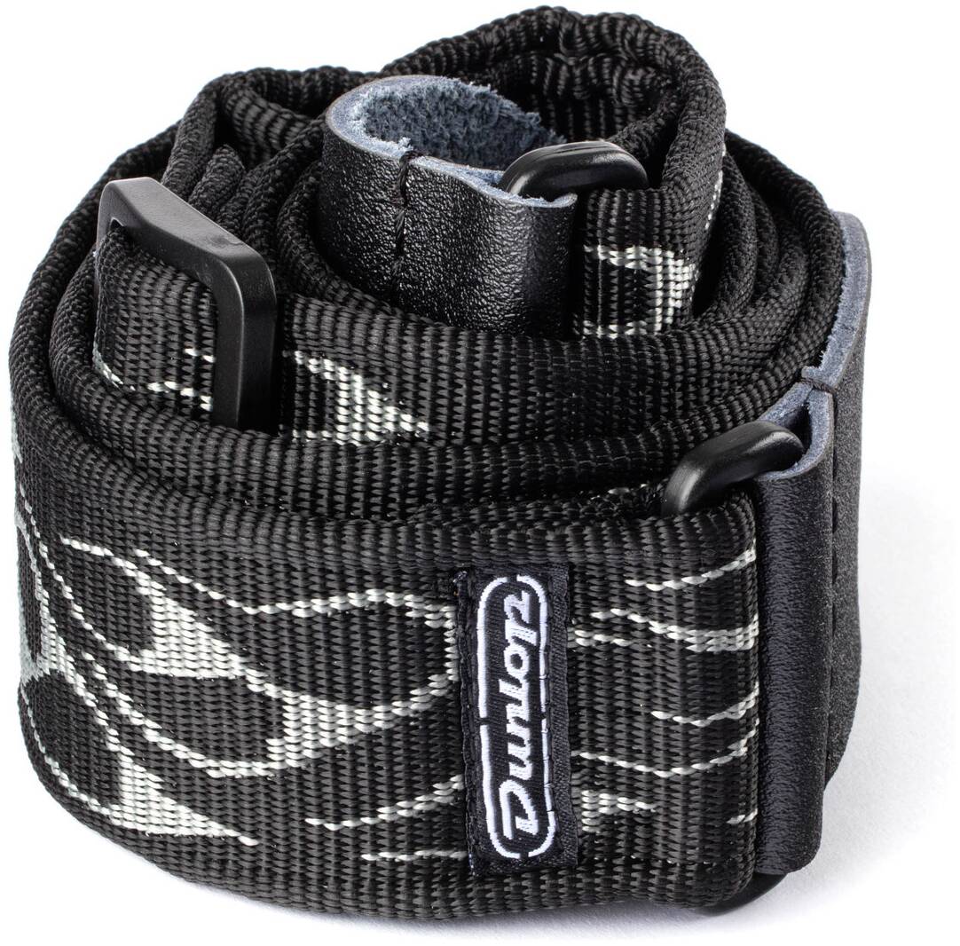 DUNLOP D3811GY DUNLOP CLASSIC FLAMBE GREY - Ремень для гитары