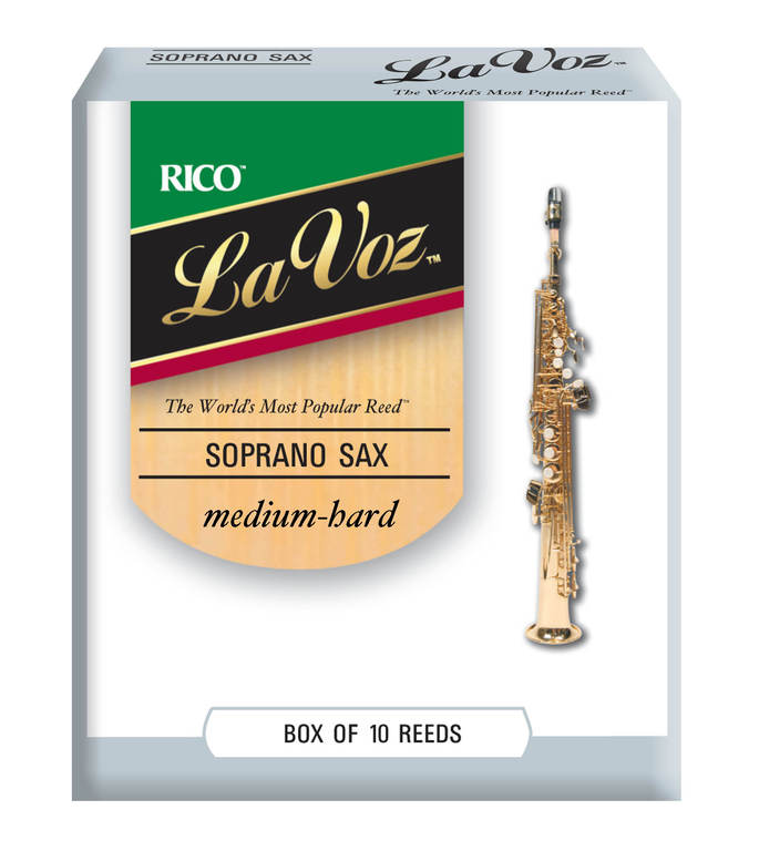RIC10MH La Voz Трости для саксофона-сопрано, средне-жесткие (Medium-Hard), 10шт в уп. Rico RIC10MH La Voz Трости для саксофона-сопрано, средне-жесткие (Medium-Hard), 10шт в уп. Rico