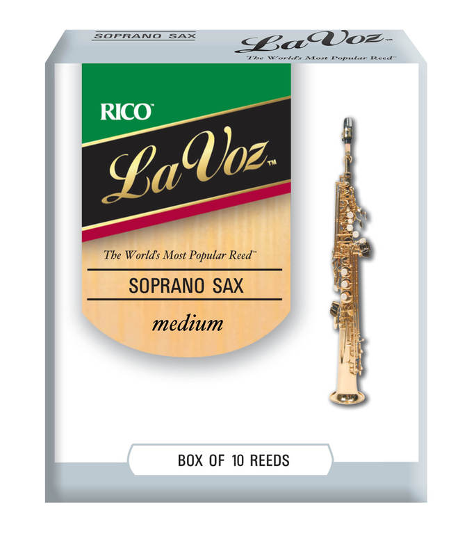 RIC10MD La Voz Трости для саксофона-сопрано, средние (Medium), 10шт в упаковке Rico RIC10MD La Voz Трости для саксофона-сопрано, средние (Medium), 10шт в упаковке Rico
