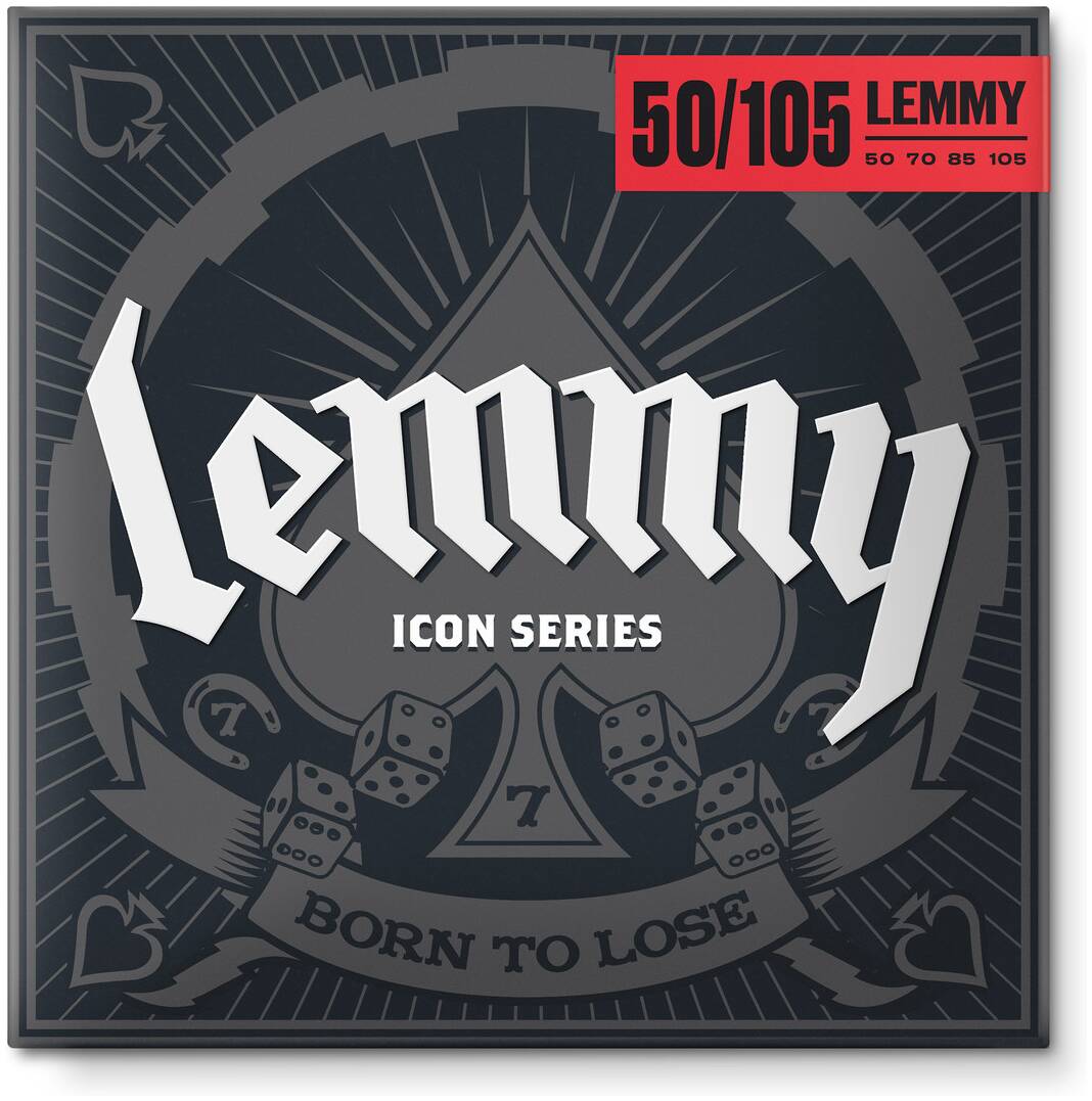 DUNLOP LEMMY KILMISTER ICON SIGNATURE 50/105 - 4/SET LKS50105 - Струны DUNLOP LEMMY KILMISTER ICON SIGNATURE 50/105 - 4/SET LKS50105 - Струны