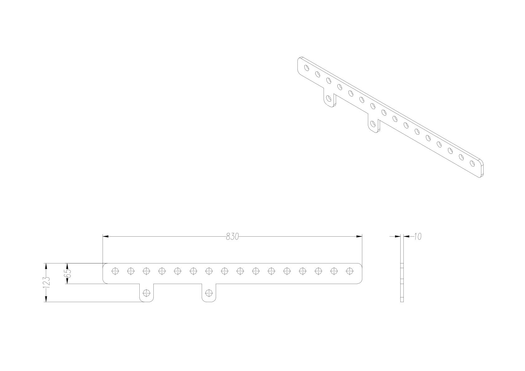 SVS Audiotechnik CASCADE 208A Extension Hanger рама для изменения угла линейного массива SVS Audiotechnik CASCADE 208A Extension Hanger рама для изменения угла линейного массива