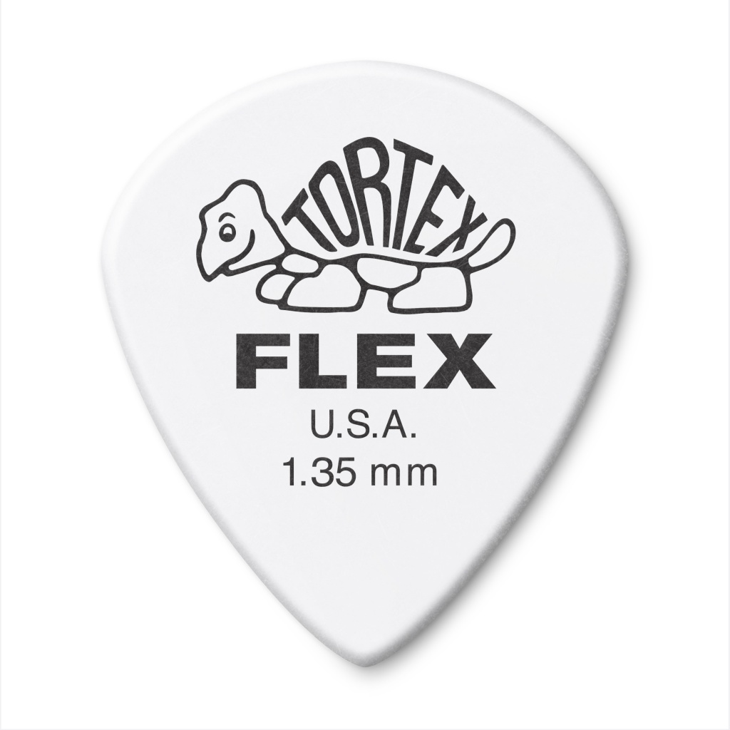 468P1.35 Tortex Flex Jazz III Медиаторы, 12шт, толщина 1.35мм, Dunlop 468P1.35 Tortex Flex Jazz III Медиаторы, 12шт, толщина 1.35мм, Dunlop