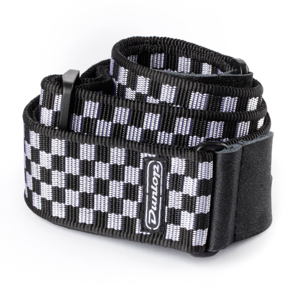D38-31BK Ремень для гитары, клетка, Dunlop