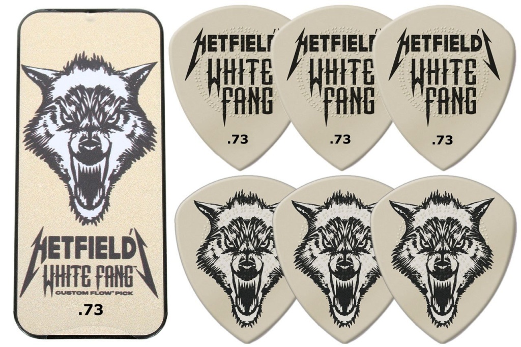 PH122T.73 White Fang Медиаторы в коробочке, 6шт, толщина 0,73мм, Dunlop PH122T.73 White Fang Медиаторы в коробочке, 6шт, толщина 0,73мм, Dunlop