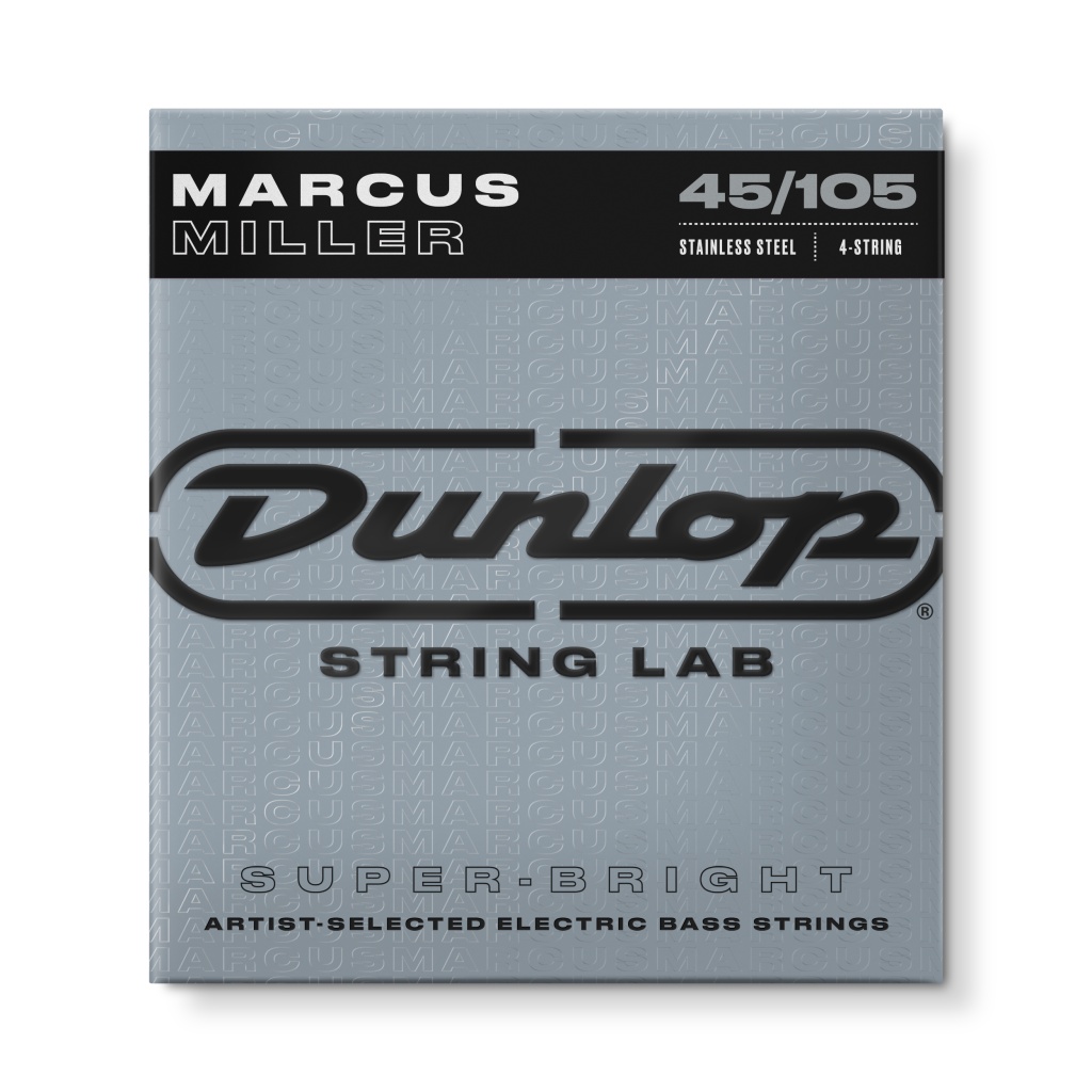 DBMMS45105 Marcus Miller Super Bright Комплект струн для бас-гитары, нерж.сталь, 45-105, Dunlop DBMMS45105 Marcus Miller Super Bright Комплект струн для бас-гитары, нерж.сталь, 45-105, Dunlop