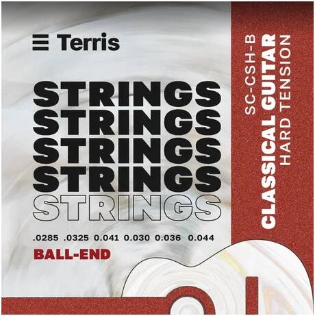 TERRIS SC-CSH-B ball-end - Струны для классической гитары