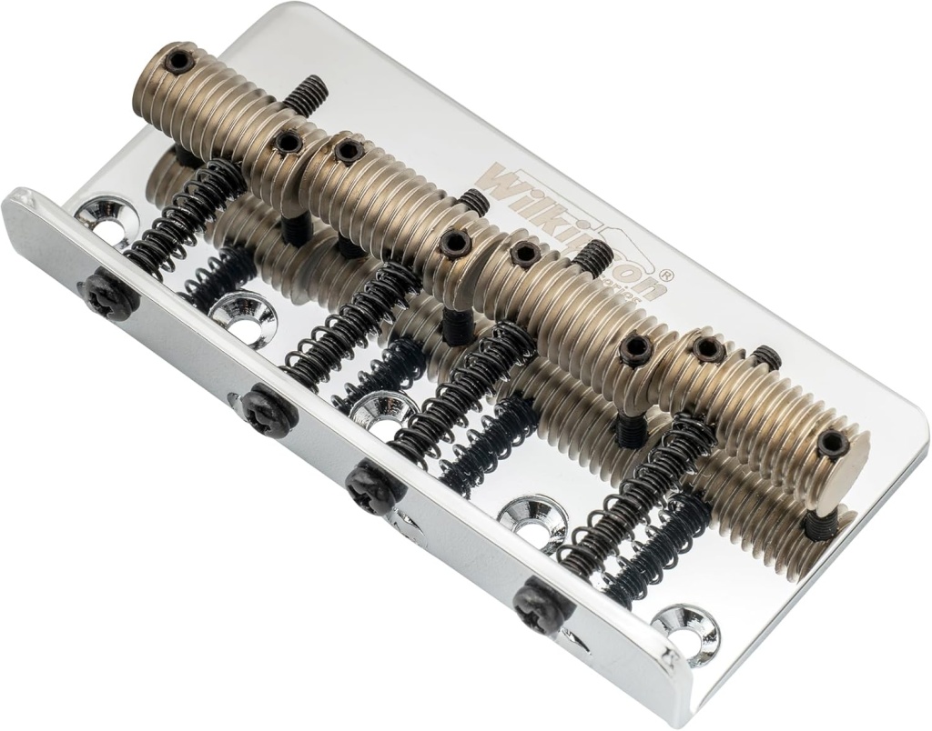 WOB41T-CR M Series Бридж для бас-гитары, хром, Wilkinson WOB41T-CR M Series Бридж для бас-гитары, хром, Wilkinson