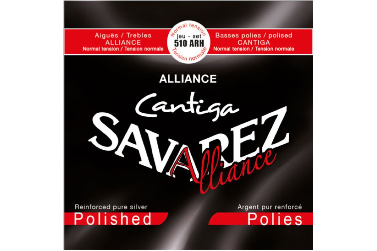 SAVAREZ 510ARH Alliance Cantiga Red Silver Polished Basses струны для классической гитары