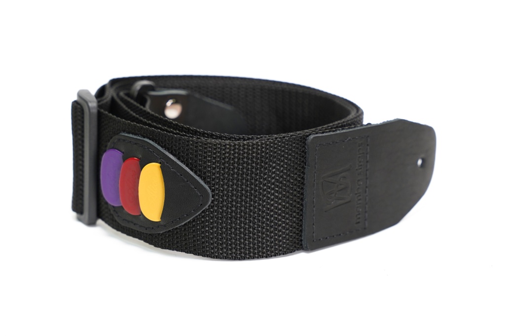 MB5030-078 Ремень для гитары, нейлоновый, черный, Mamba straps MB5030-078 Ремень для гитары, нейлоновый, черный, Mamba straps