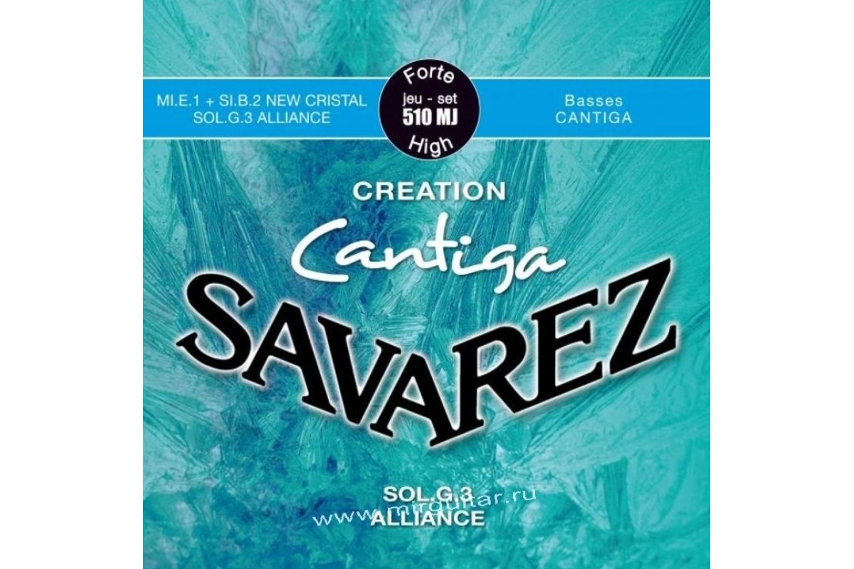 SAVAREZ 510MJ Creation Cantiga Blue High Tension струны для классической гитары
