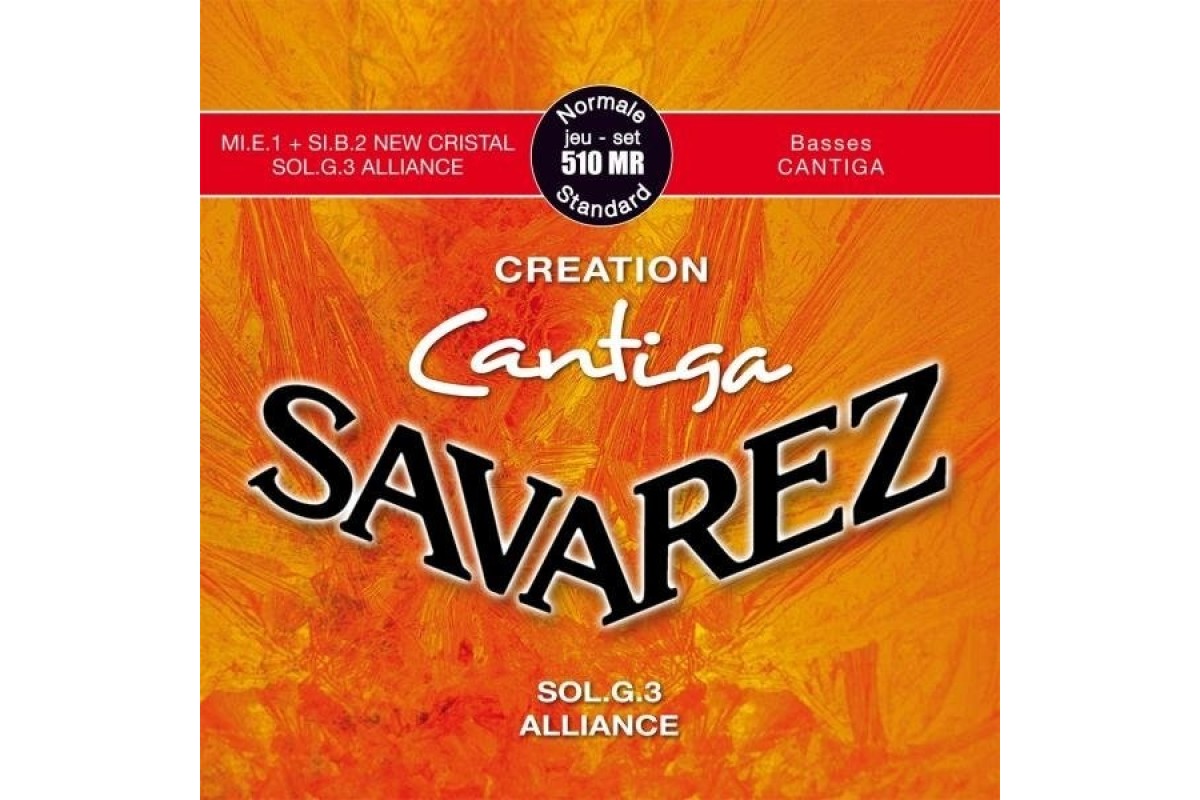 SAVAREZ 510MR Creation Cantiga Red Standard Tension струны для классической гитары