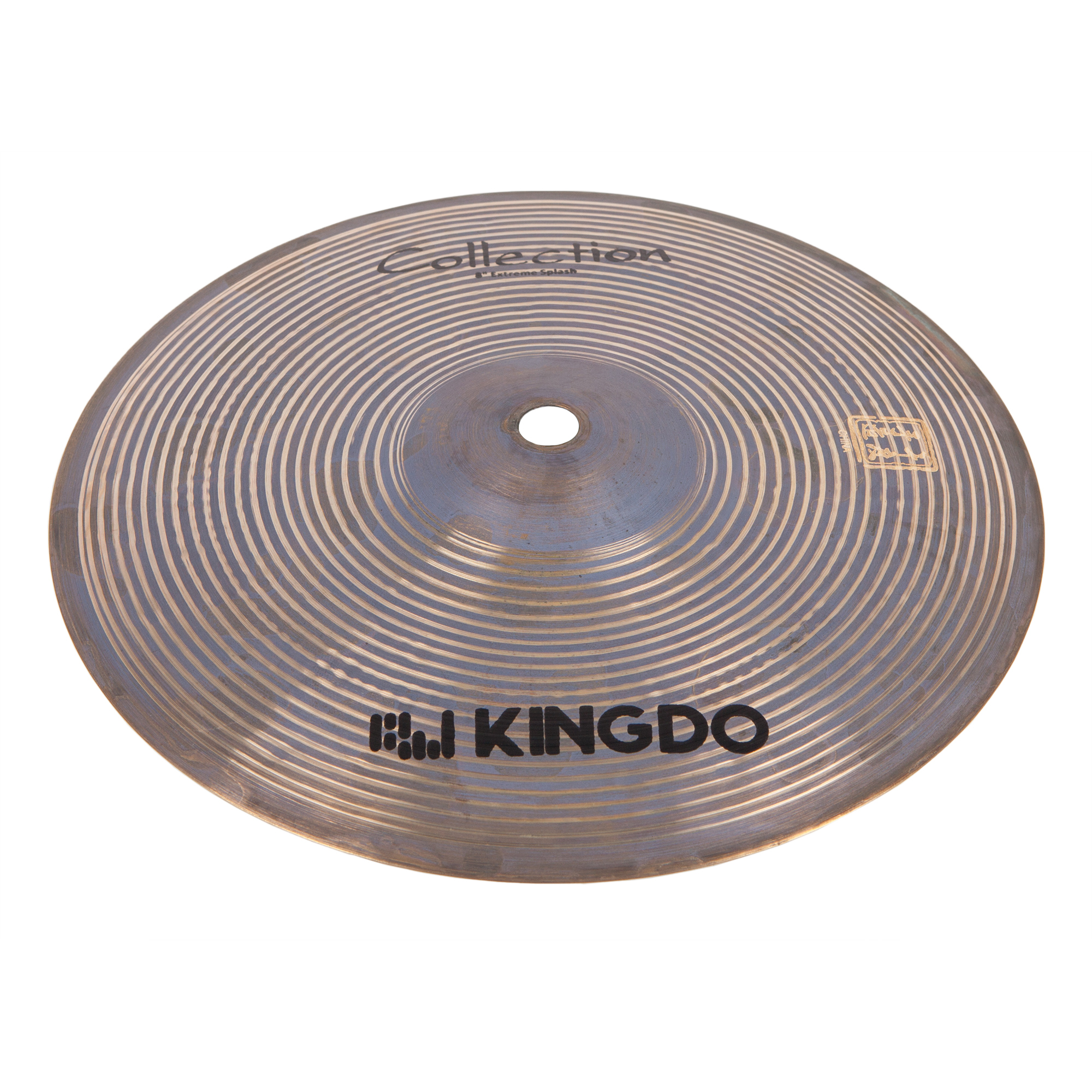 Тарелка сплэш 8" [8" COLLECTION EXTREME SPLASH] KINGDO [8" COLLECTION EXTREME SPLASH] сплав B20, ручная работа, поверхность натуральная, с проточкой