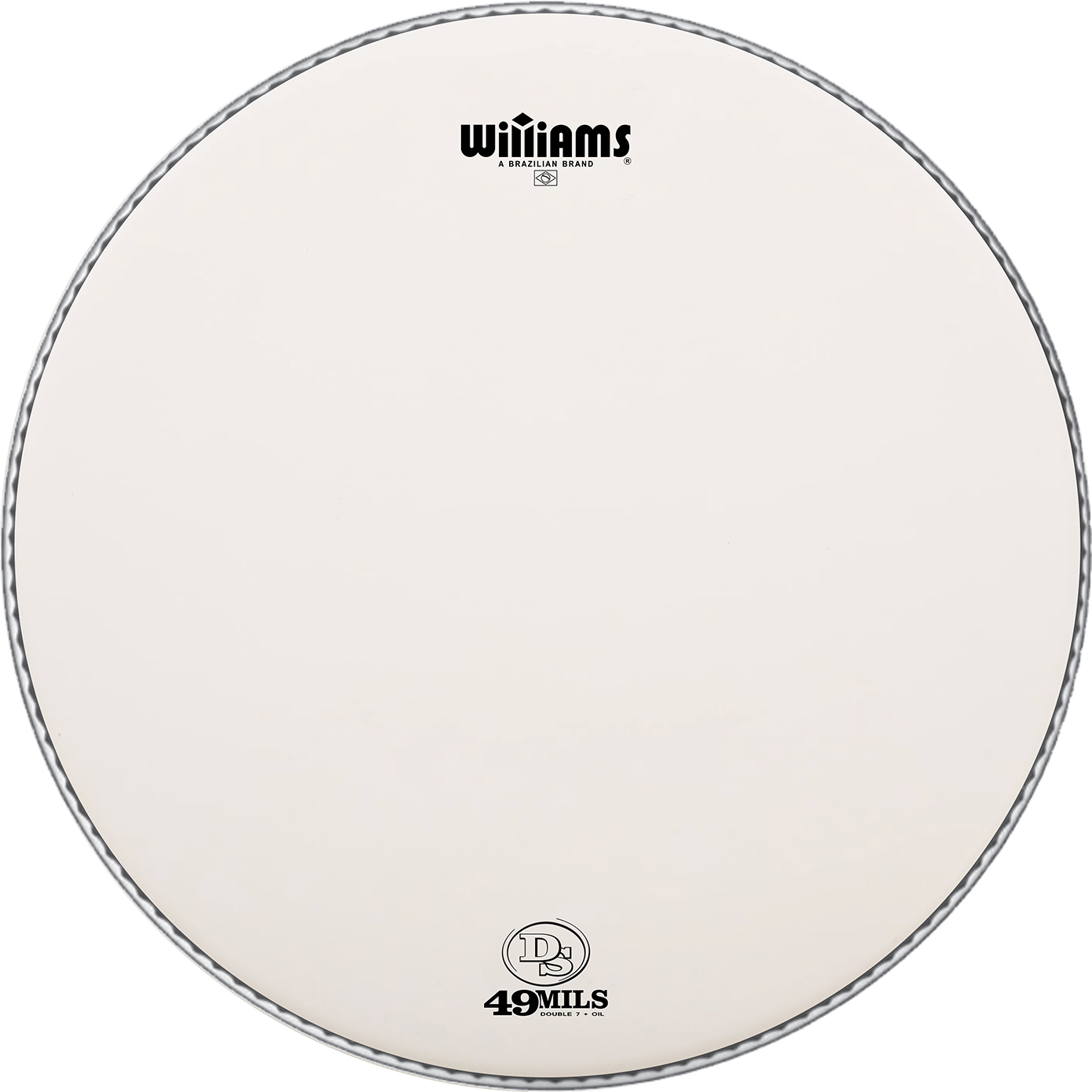 Двуслойный пластик WILLIAMS [DS49-7MIL-13] 13", с напылением, белый