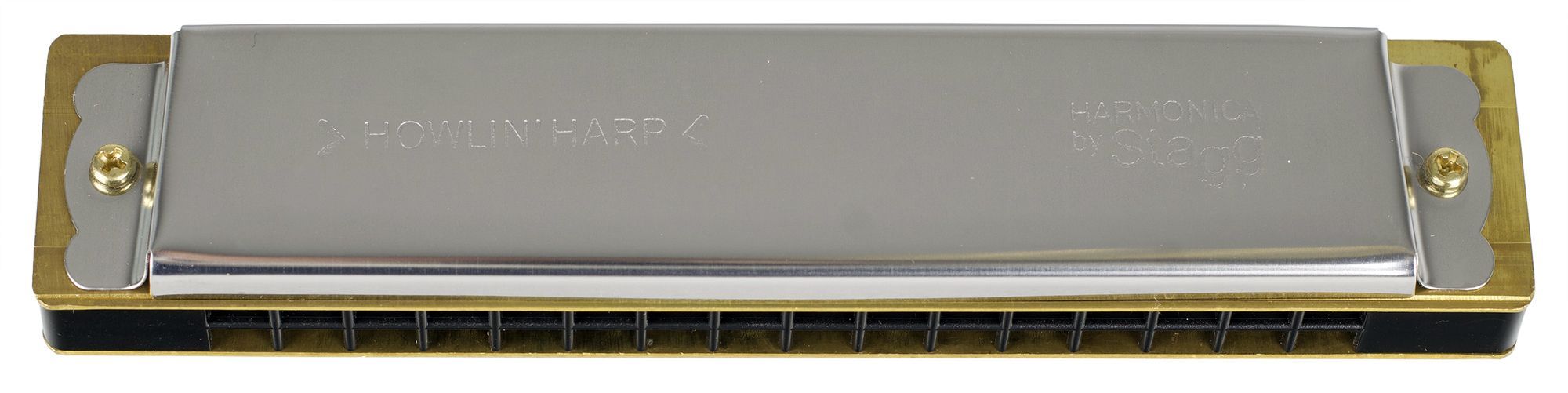 Губная гармоника STAGG [BJH-T32] тремоло диатоническая, 16 отверстий, 32 тона, строй "до мажор"