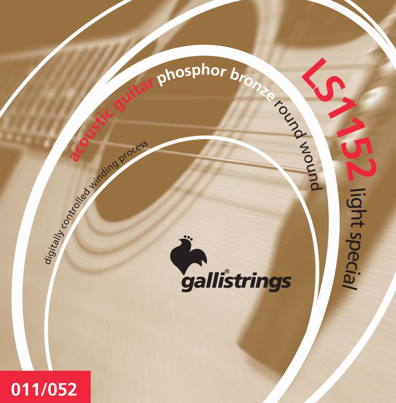 Комплект струн GALLI STRINGS [LS1152 LIGHT SPECIAL] для акустической гитары