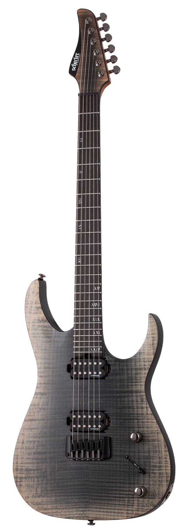 Электрогитара SCHECTER [BANSHEE MACH-6 FOB] электрогитара 6-струнная, корпус: болотный ясень,топ: огненный клен, гриф: обожженый клен, накладка: чёрное дерево, 24 лада, цвет: Fallout Burst (F