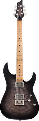 Электрогитара SCHECTER [C-1 STANDARD PLUS TRANS BLACK BURST TBB] электрогитара 6-струнная, корпус: красное дерево, топ: клен, гриф: запеченный клен, 24 лада, цвет Trans Black Burst (TBB)