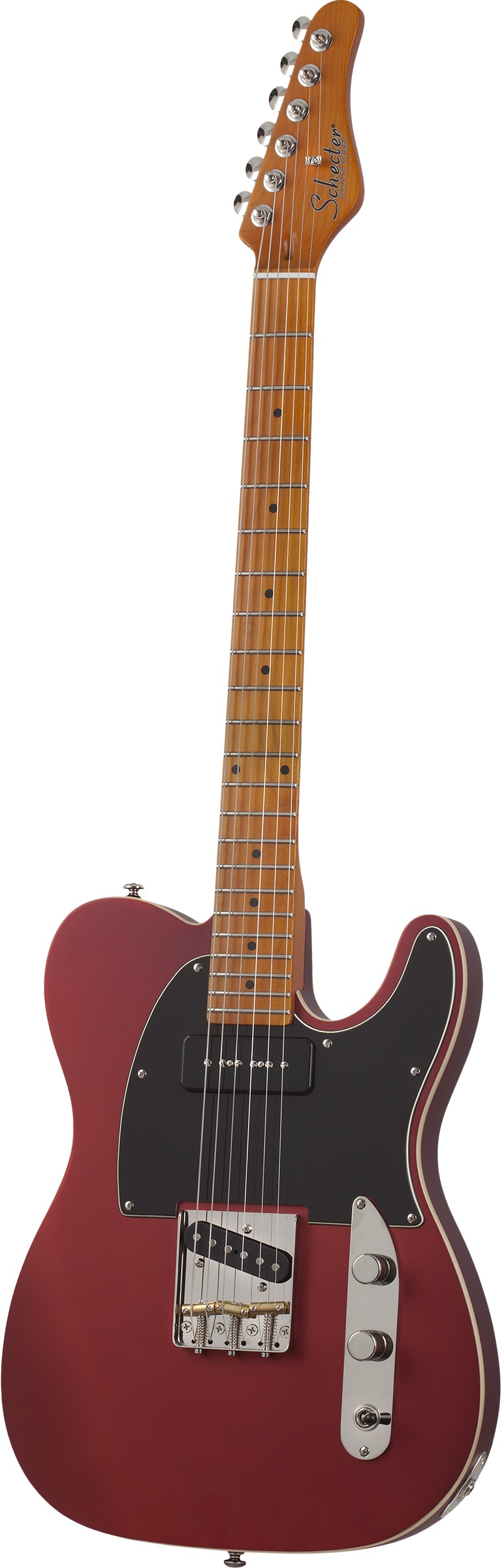 Электрогитара SCHECTER [PT SPECIAL SCAR] электрогитара 6-струнная, корпус: болотный ясень, гриф: клен, накладка: палисандр, 22 лада, цвет: Satin Candy Apple Red (SCAR)