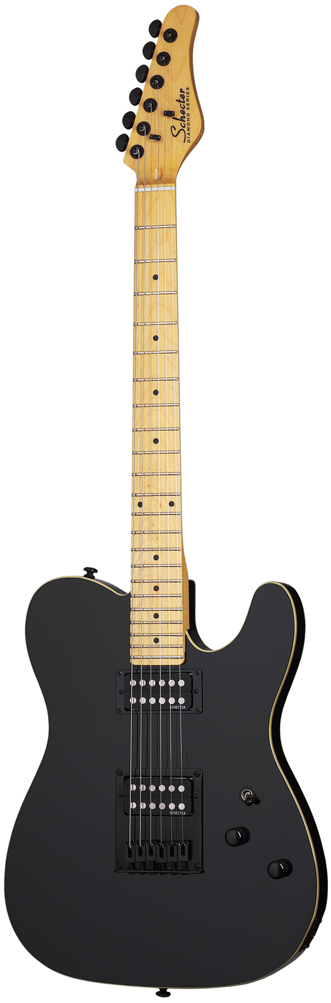 Электрогитара SCHECTER [PT M/M BLK] 6-струнная, корпус: ольха, гриф: клен, 22 лада, цвет: Black (BLK)