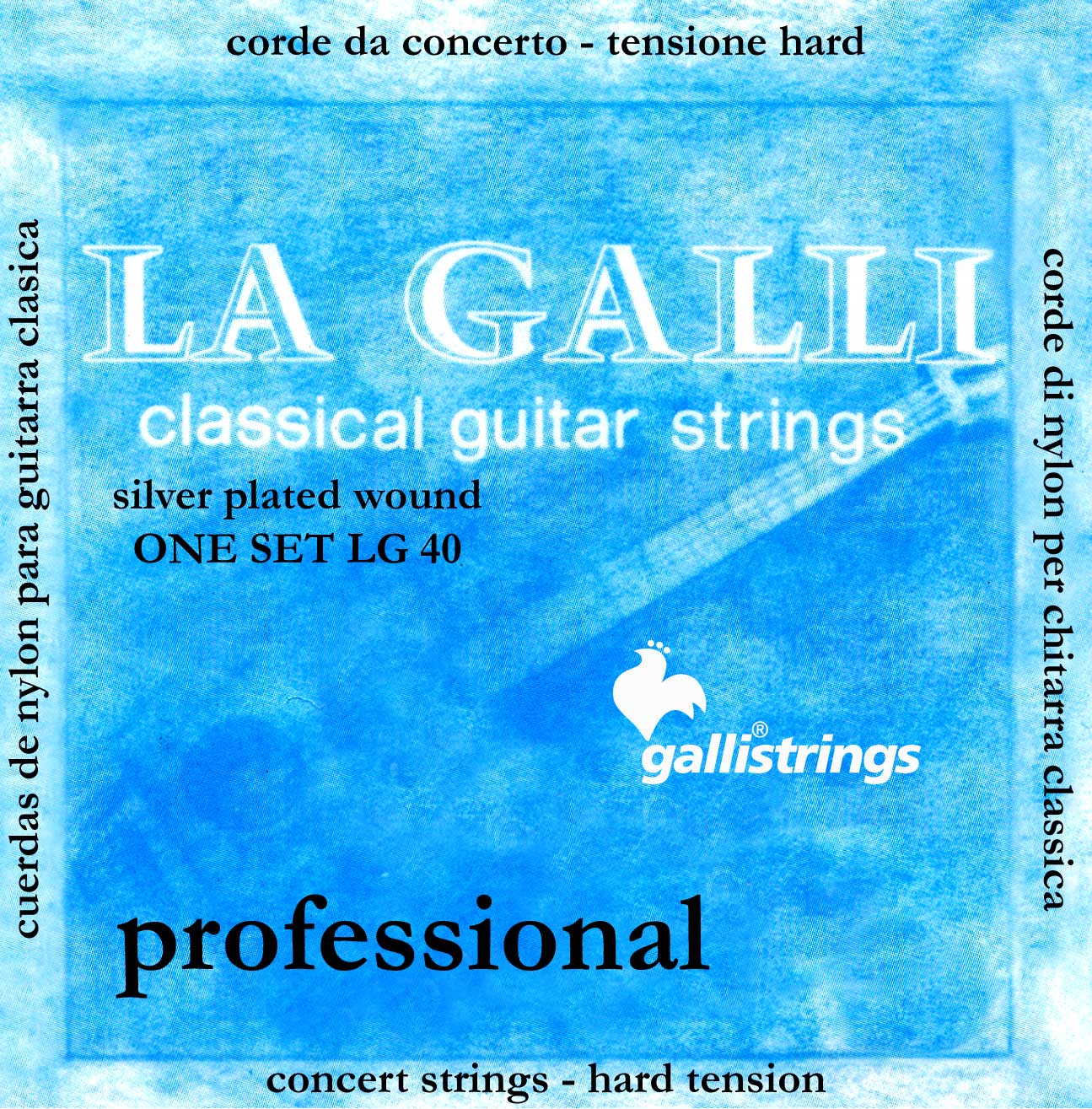 Комплект струн GALLI STRINGS [LG40] для классической гитары