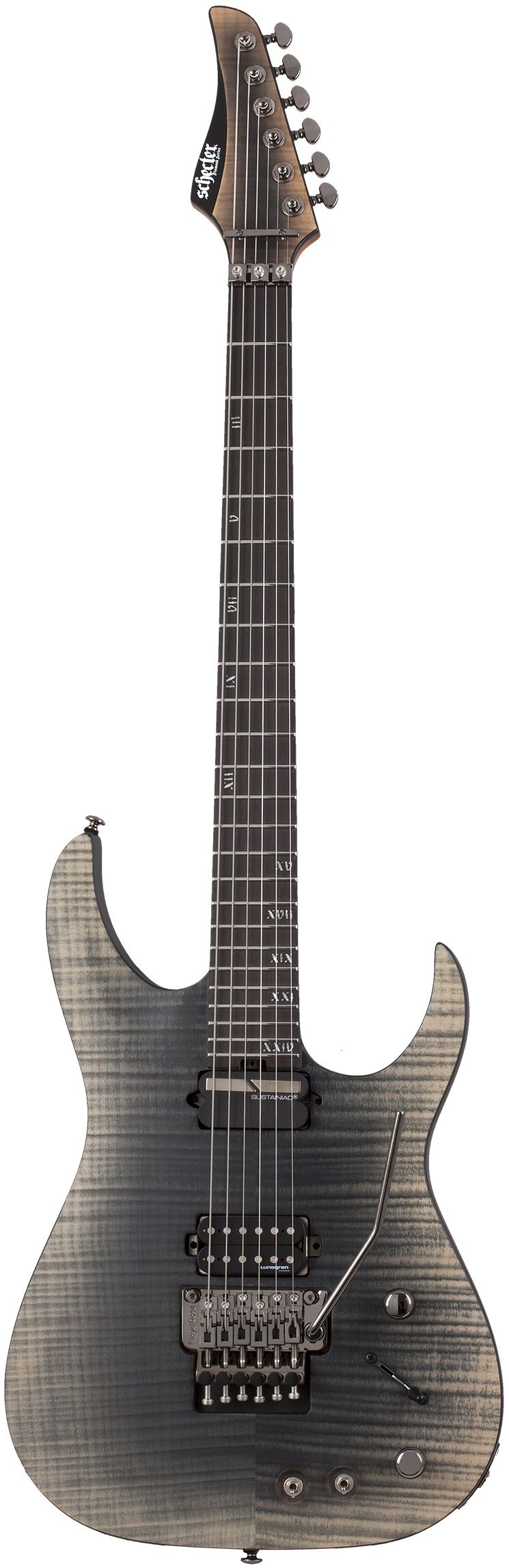 Электрогитара SCHECTER [BANSHEE MACH-6 FR-S FOB] электрогитара 6-струнная, корпус: болотный ясень,топ: огненный клен, гриф: обожженый клен, накладка: чёрное дерево, 24 лада, FloydRose, цвет: 