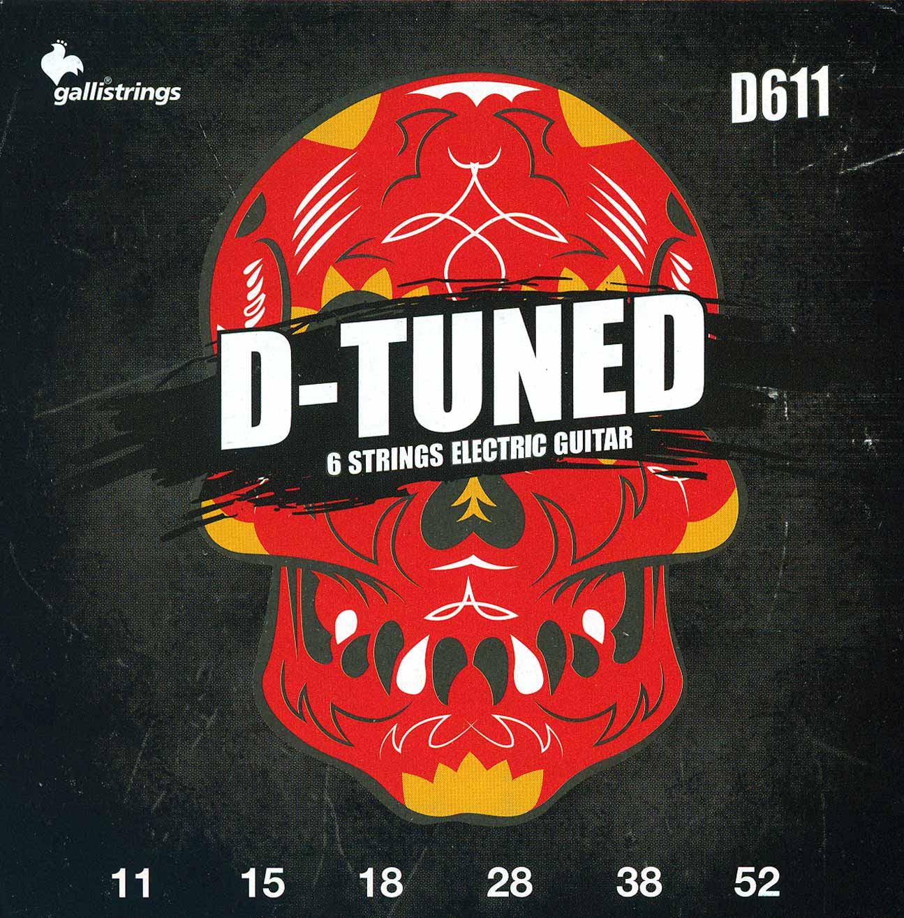Комплект струн GALLI STRINGS [D611] для 6-струнной электрогитары