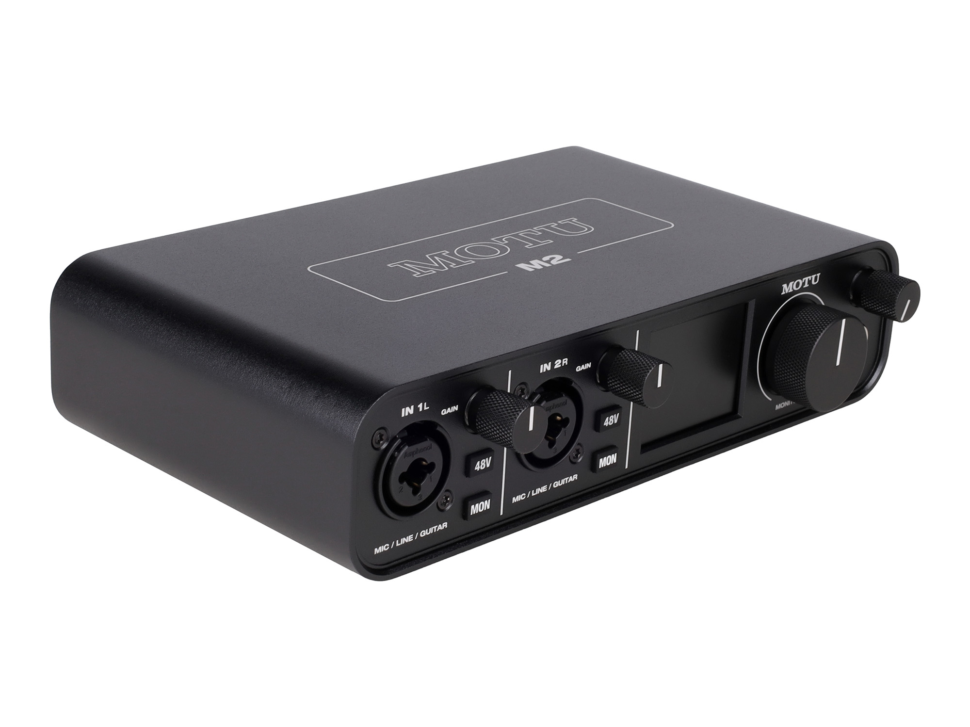 Аудиоинтерфейс USB [3120/3121] Motu [M2] АЦП/ЦАП: 24 бит/192 кГц, ЦАП ESS Sabre32 Ultra, 120 дБ, THD+N: -110 дБ, 2xCombo XLR/TRS микр./инстр. Входа / 2xRCA выхода, 2x1/4" TRS Jack выхода, 1/4