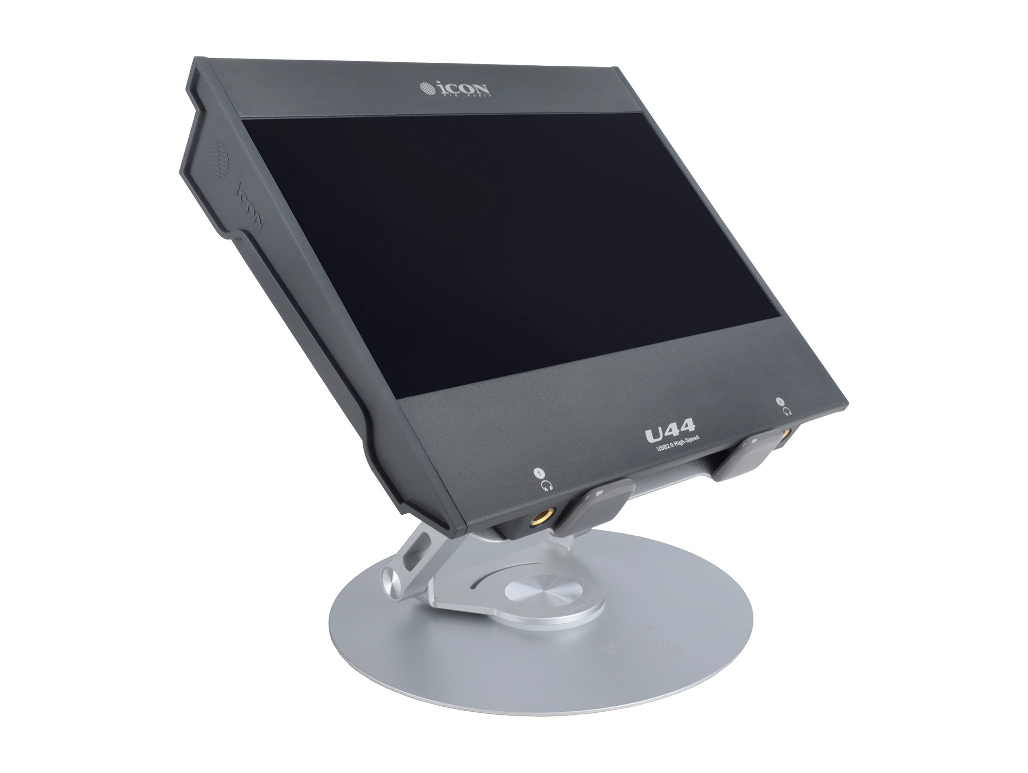 Аудиоинтерфейс [110313A2007] Icon [U44] 2х процессора ARM-M7 500M МГц, АЦП/ЦАП 24 бит/192 кГц, 7" TFT дисплей, 2x Combo XLR/TRS микр. входа, 2x 1/4" лин. входа, 2x 1/4" TRS лин. выхода, 2x 1/